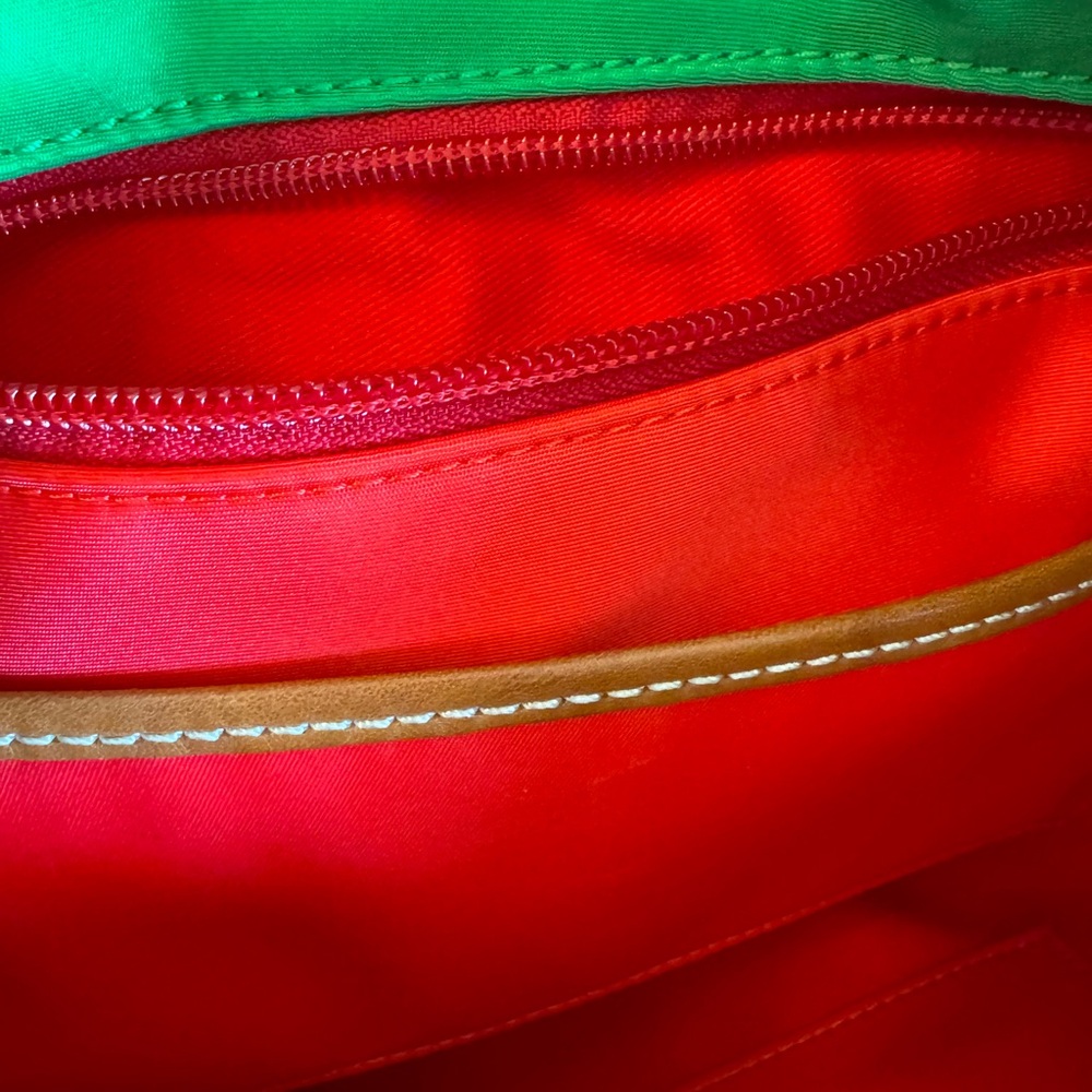 Dooney & Bourke Nylon Small Allie Backpack in Kelly Green - Picture 6 of 7